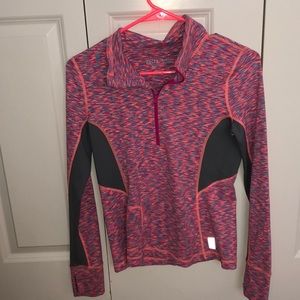 Girls Zella Athletic Half Zip Jacket